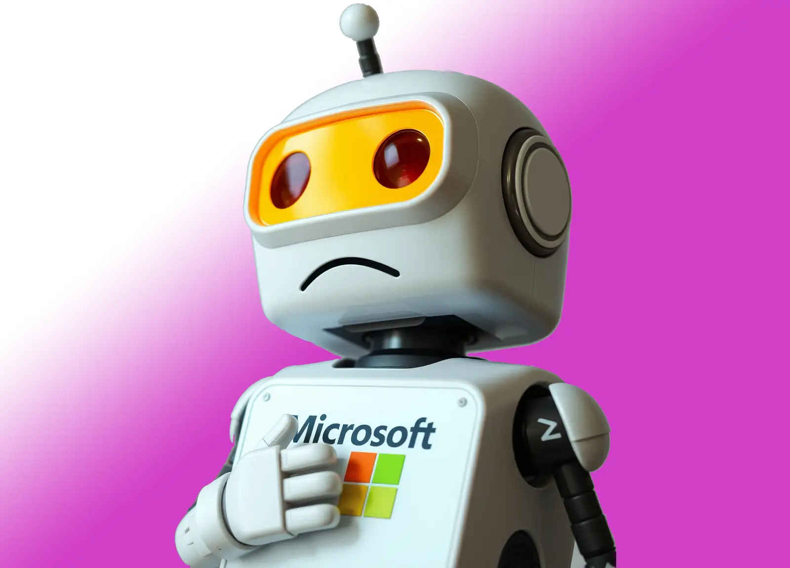 sad microsoft copilot bot